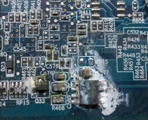 電子產品主板進水 電子產品主板進水